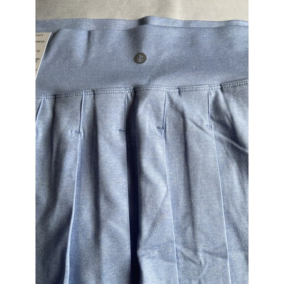 Tennis Skort Blue Pleated Back UPF-30 Sz XL Quick Dry Izod Stretch Hidden Pocket - Picture 5 of 8